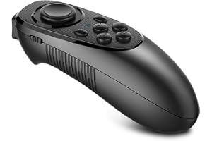 THAFIKZI VR Remote Controller for Phones Compatible with IOS/Android/Oculus/Windows, Wireless Bluetooth Joystick Remote for iPhone/iPad/Android Phones to Control Music, Video, Games, Selfie, E-Book (Upgraded)