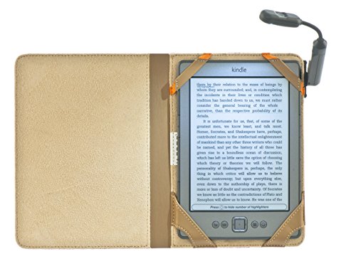 M-Edge Trip Jacket Folio Protective Case Cover for Kindle 4, Touch - Pink/Orange (Certified Refurbished) - Thumbnail 5