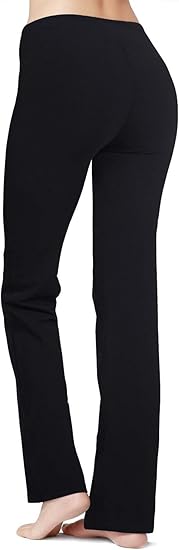 bootleg stretch trousers womens