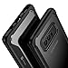 Samsung Galaxy Note 8 Case, Ubittek Clear Transparent Slim Anti-Slip Anti-Scratch Cover Soft TPU Frame and Acrylic Hard Back Protective Shock absorbing Bumper Case for Galaxy Note 8 - Black Frame