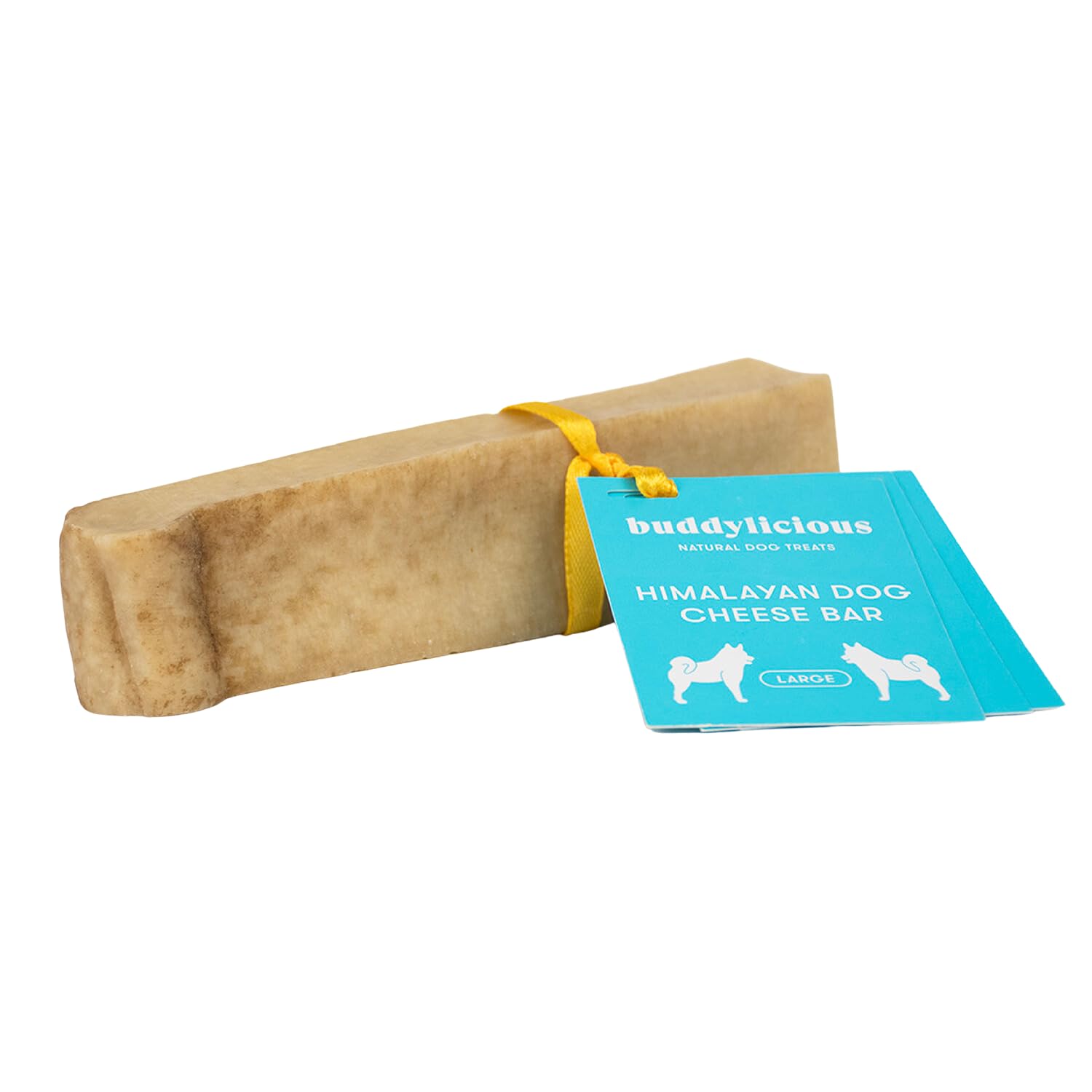 Buddylicious Himalayan Yak Dog Chews | Yak Cheese Dog Chew For Medium & Large Dogs | Milk Dog Chew Cheese For All Types Of Breeds | Lovely Chees Bones For Dogs (Large)