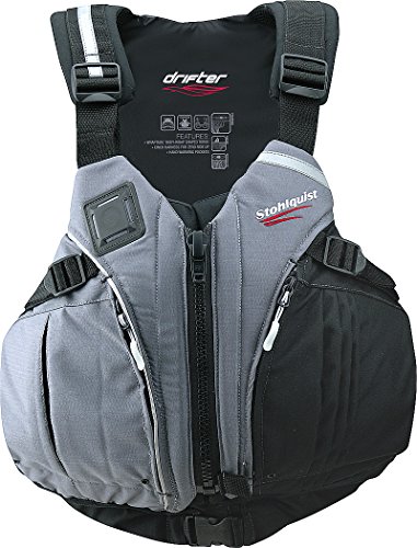 Stohlquist Drifter Personal Floatation Device, Charcoal/Black, Large/X-Large