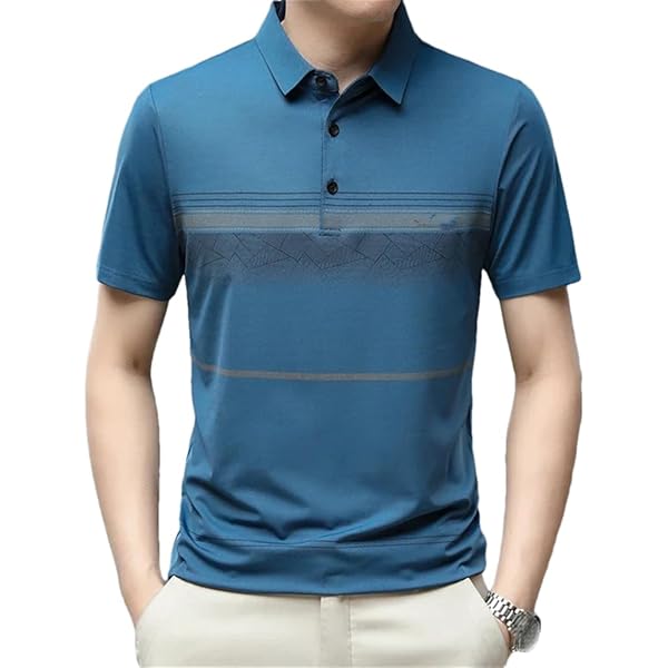 Amazon.com: Stylish Polo Shirt Men' Comfortable Printed Ice