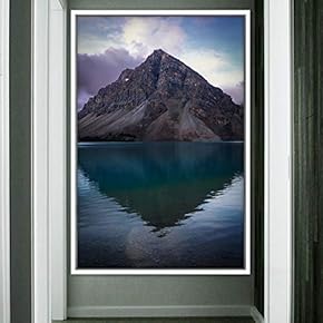 signwin Framed Canvas Wall Art Mountain Lake View...