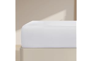 FreshCulture Twin Fitted Sheet Only – Premium Hotel-Quality Fitted Sheet for Twin Bed – Ultra Soft & Breathable Brushed Microfiber – Elegant Black Box Packaging (White)