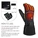 NEWXLT Winter Heated Gloves,Hand Warmers with 3 Levels Temperature Control,Battery Powered Hand Warmers Waterproof Gloves for Outdoor Sports Skiing Cycling Riding Hunting Fishing,Winter Best Gift