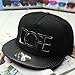 Coromose Fashion Cool Adjustable Snapback Hip-hop Baseball Cap Hat Unisex (Black)