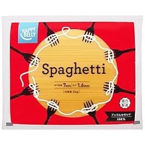 [Amazonブランド]Happy Belly スパゲッティ 1.6mm5kg