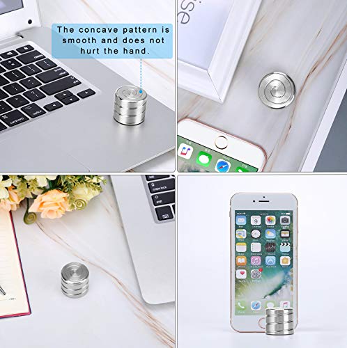 CaLeQi Desktop Circular Column Transfer Gyro Stainless Steel Kinetic Desk Toy Stress Relief Office Executive Gadgets Full Disassembly Rotary Decompression Toy