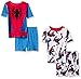 Spiderman Boys' 4-Piece Cotton Pajama Set
