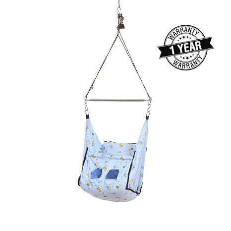 Faburra Delight Cotton Swing for Baby, Kids Upto 4 Years (Blue, 1.5 Kg)