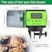 PETRIP Automatic Fish Feeder Programmable Moisture-Proof Electric Auto Fish Food for Aquarium Fish Tank Timer Accessories Beta Fish Food Vacation Feeders & Weekend Turtle Food Dispenser
