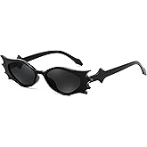 FEISEDY Women Men Kids Funny Sunglasses, Butterfly Shaped Bat Shades for Family Halloween and Party B4188