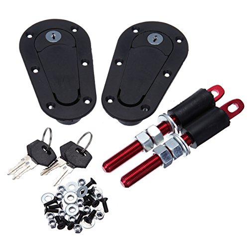 Buy Ambienceo Hood Lock Latches,Universal Racing Car Engine Cover Lock