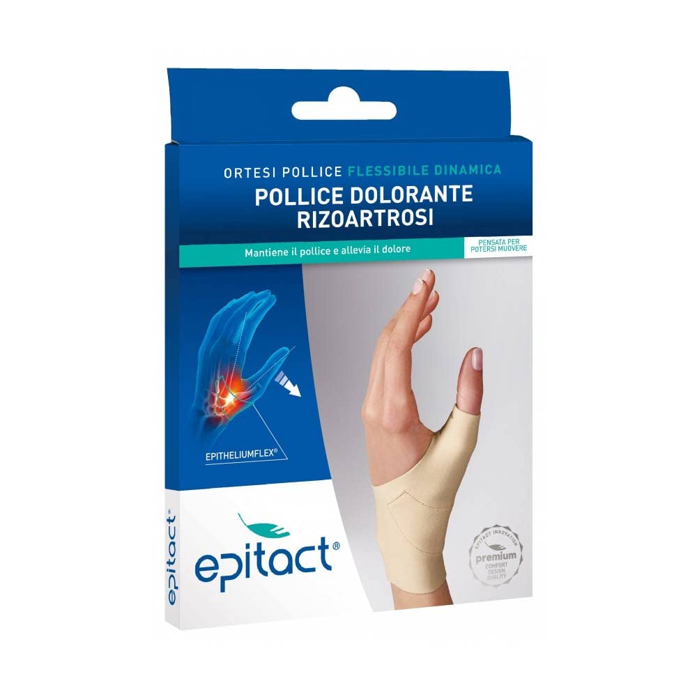 Epitact Pharma 0591GIT, Rhizoatrosis Sore Thumb Orthosis - Left Hand, White, Size S (packaging may vary)