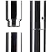 AW 125 mm Chrome Dancing Pole Extension for 45 mm Professional Pole Fitness Spinning Pole Accessories Exercise Club, Silver