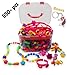 Pop Beads -Girls Toy Age 4,5,6,7 and 8 Jewelry Making Kit-530 Plus Pieces DIY Snap Together Set Create Bracelet, Ring, Necklace, Headbands-Birthday and Christ-mas Present Idea(with Storage Box)