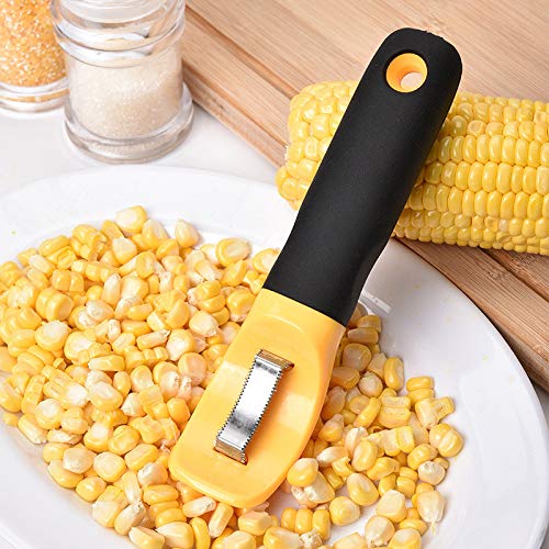 Orcbee _Kitchen Corn Cob Remover Stripper Peeler Thresher Cutter Tool Kernel Stainless