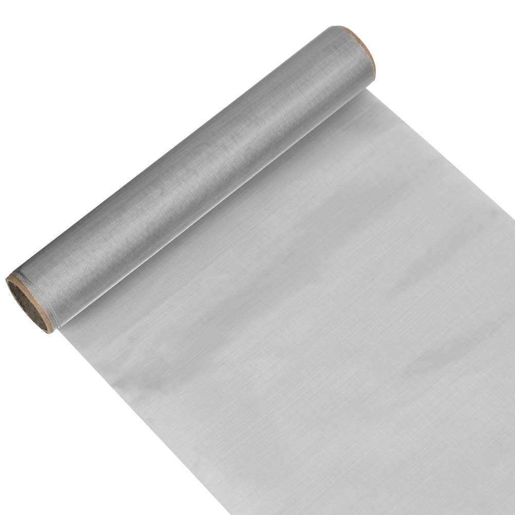 TIMESETL 304 Stainless Steel Woven Wire 200 Mesh - 30 X100CM Filter Screen Sheet Filtration Cloth