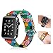 Fintie Apple Watch Band 38mm, Premium Leather Strap Wrist Band Replacement with Stainless Metal Clasp for Apple Watch Series 1 Series 2 38mm All Models, Mosaic