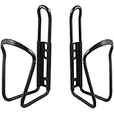 GCA 2 Pack Aluminium Water Bottle Rack Holder Bracket Bike Bicycle (Black)