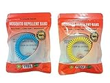 Mosquito Repellent Bracelet 10 Pack - Bug Protection for up to 250HRS Each, Deet-Free - Resealable Bags For Longer Use