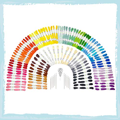 1 Premium+Rainbow+Color+Embroidery+Floss
