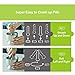 AUVON Pill Crusher, 2nd Gen iMedassist Pill Grinder (Easy to Clean, Easy to Use), Medicine Grinder with 304 Stainless Steel and Non-Slip Base for Pills and Medication