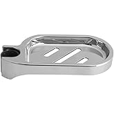 Bathroom Soap Holder - Stainless Steel Shower Rack Organizer With Adjustable Rail Slide Plates for Shower and Kitchen Sink
