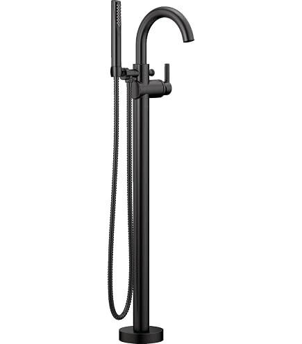 Kohler Wannenfüller Wasserhahn – Gebürstetes Nickel, Mit Handbrause, Bodenmontiert