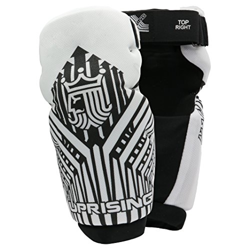 Truscope Sports Lacrosse Arm Pad (White, Medium)