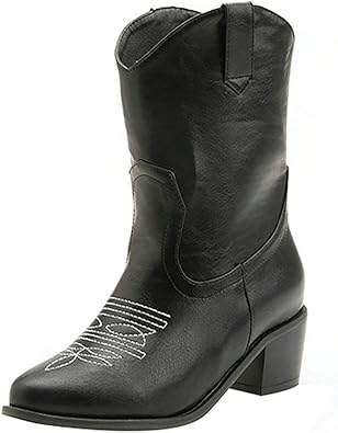 mid calf cowboy boots