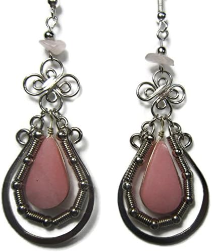 Handmade Stone Earrings Hippie Jewelry for Women Girls