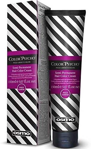 Color Psycho Tamer Semi-Permanent Hair Color Cream, Wild Cerise 150 ml by Color Psycho