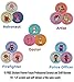 6 Sheets Puffy Dimensional Scrapbooking Party Favor Stickers + 18 Free Scratch and Sniff Stickers - Doctor, Nurse