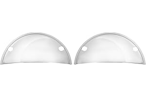 KNS Accessories 70530 Headlight Cover (5 3/4" Chrome Half Moon)