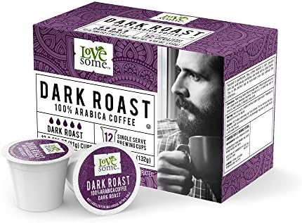 LoveSome Dark Roast K-Cup, 12 Count (Pack of 6)