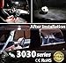 JDM ASTAR Super Bright 194 168 175 2825 T10 3030 Chips LED Bulbs,Xenon White
