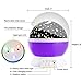 Lizber Baby Night Lighting Lamp Moon Star Projector 360 Degree Rotation - 4 LED Bulbs 9 Light Color Changing with USB Cable (Purple), Unique Gifts for Men Women Kids Best Baby Gift, Christmas Gift