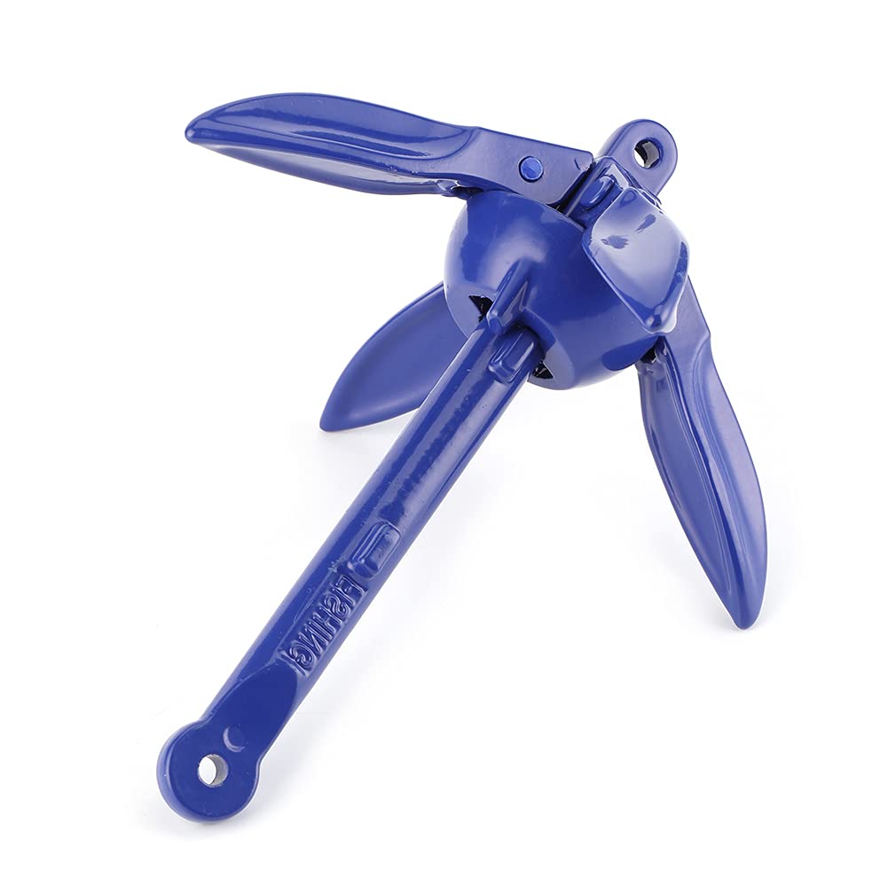 Boat Anchors Aluminum Alloy Lightweight Portable Boat Anchors Canoe Kayak Jet Ski Sailing Boat Anchors