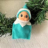 Turquoise Baby Elf Doll Toddler Elf Christmas Elf