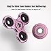 Auwer Luxury Tri Fidget Hand Spinner Finger Spinner Metal Toy Ultra Fast Bearings Durable Stress Reducer EDC Fingertip Gyro For ADD,ADHD,Anxiety,Boredom and Autism Kids/Adults(Rose Gold)