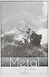 Timeless Frames Metal Wall Photo Frame, 12 by 16-Inch, Silver