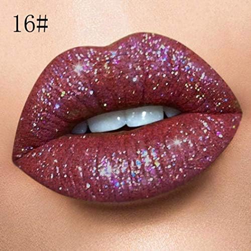 MODEOR Waterproof Long Lasting Liquid Velvet Matte Lipstick Makeup Lip Gloss London Exaggerate Eyeliner Cosmetics Me Up Non-Stick Cup Not Fade Colour Glamorous Halloween Tools Gift Hydrating(16#)