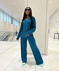 kaimimei Casual 2 Piece Outfit for Women - Linen