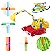 Peradix Building Sticks Toys 77 PCS DIY STEM Learning Set for Kids, 360° Bendable Molding Colorful Soft Straw Blocks Gear Set for Early Imagination Educational Construction Toy Set for Kids Ages 6+