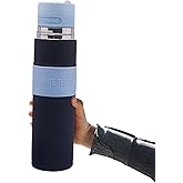 BOMBIYA – Yerba Mate Thermo – Mate Argentino 500ml – Termo para mate todo en uno – Mate thermo all in one – This Stainless Steel Black Auto Mate kit is great for terere and tea