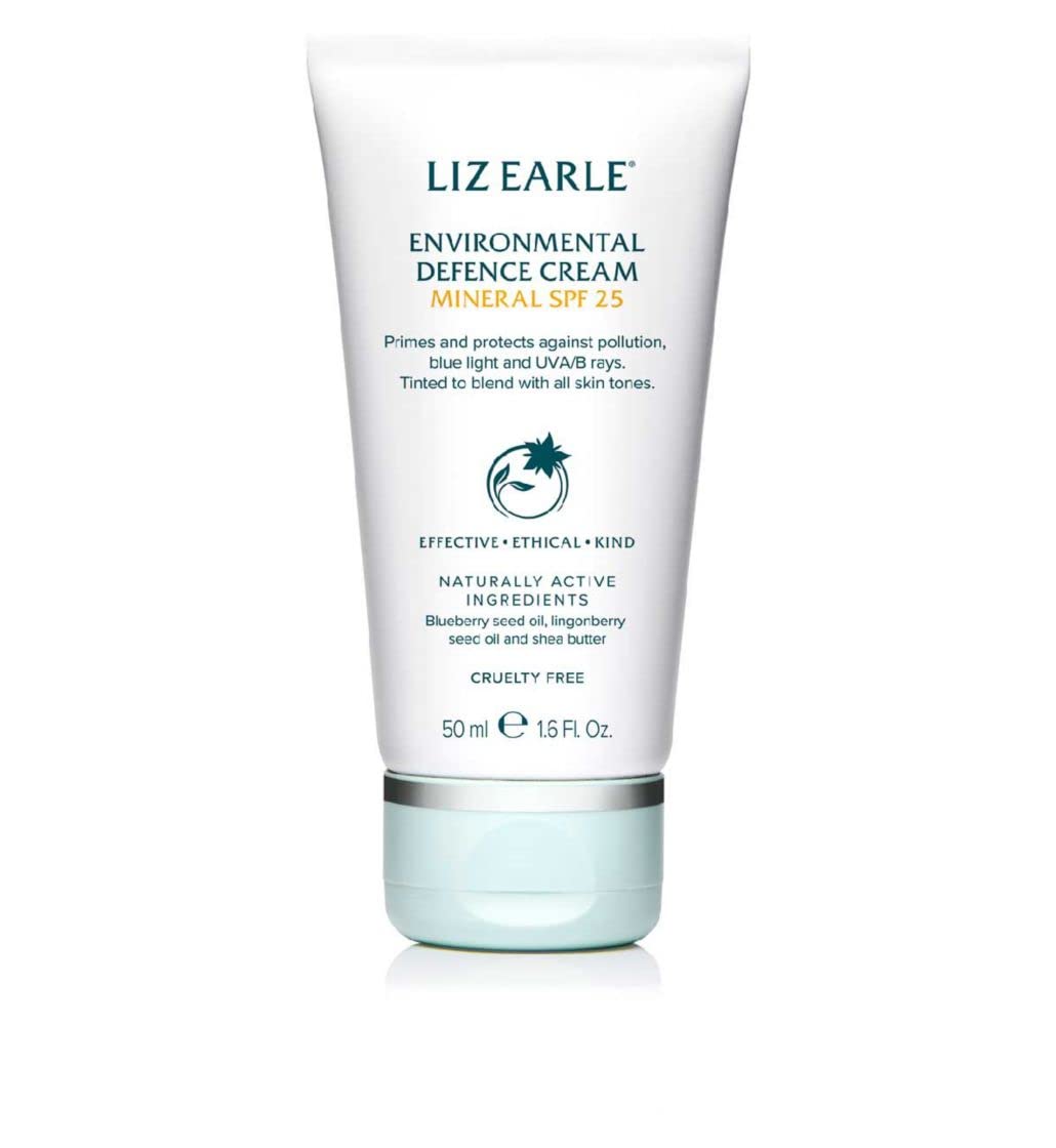 Liz Earle Environmental Defence Cream Mineral SPF 25 50ml, 50 g (Pack of 1)