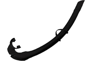 Aquatic Hunt - 16" (40cm) - Lightweight Soft 100% Food Grade Silicone Snorkel - Comfort Mouthpiece - Adj Clip