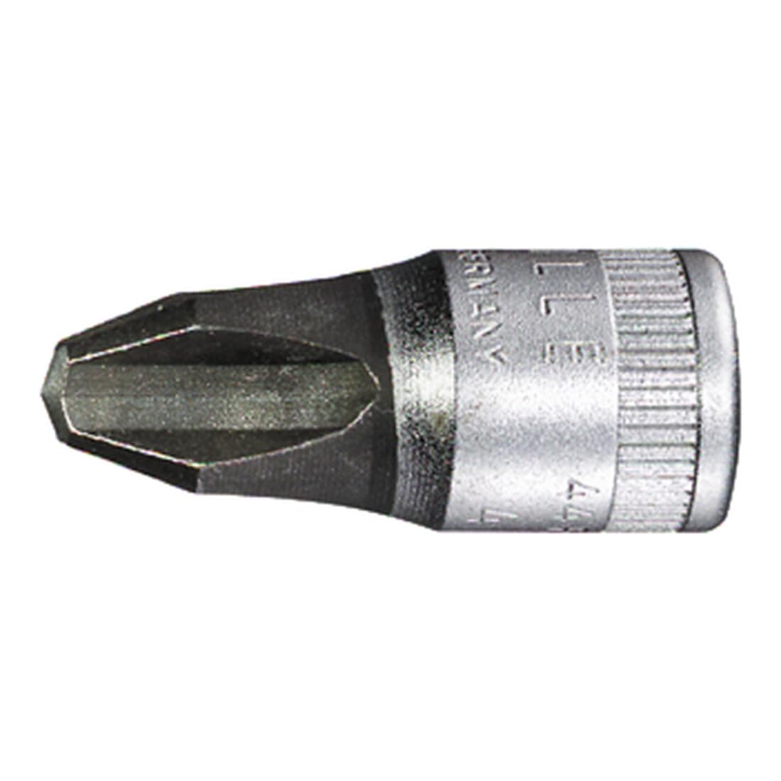 Stahlwille 01290003 44P Chrome Alloy Steel Screwdriver Socket, 1/4 inch Drive, 3 PH Size, 28 mm Length, Pack of 5